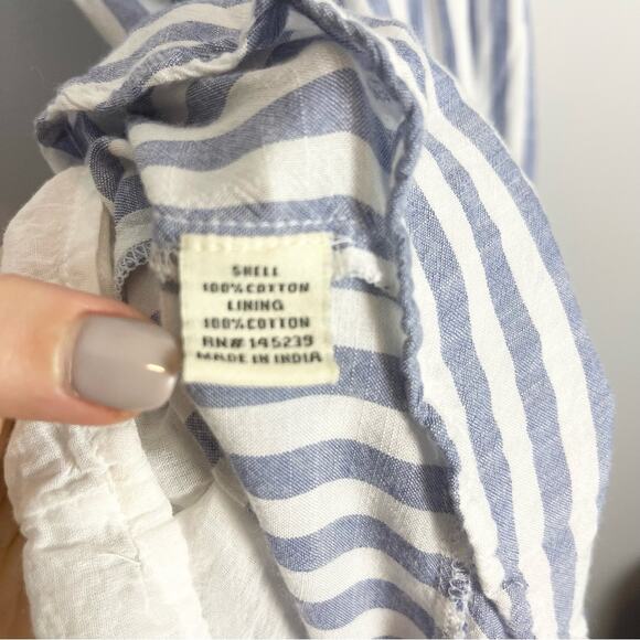 Sim & Sam Mini Summer Dress Blue and White Stripes Women’s size S\ - Picture 10 of 12